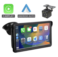 7-Inch Car Display with Wireless CarPlayand Android Auto Support